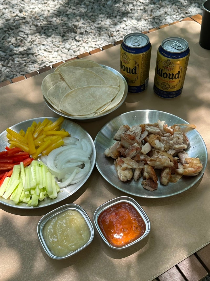 [레시피] 닭다리살 요리 레시피, 갈릭디핑소스 레시피, ‘또띠아 닭구이 야채쌈’ 만들기