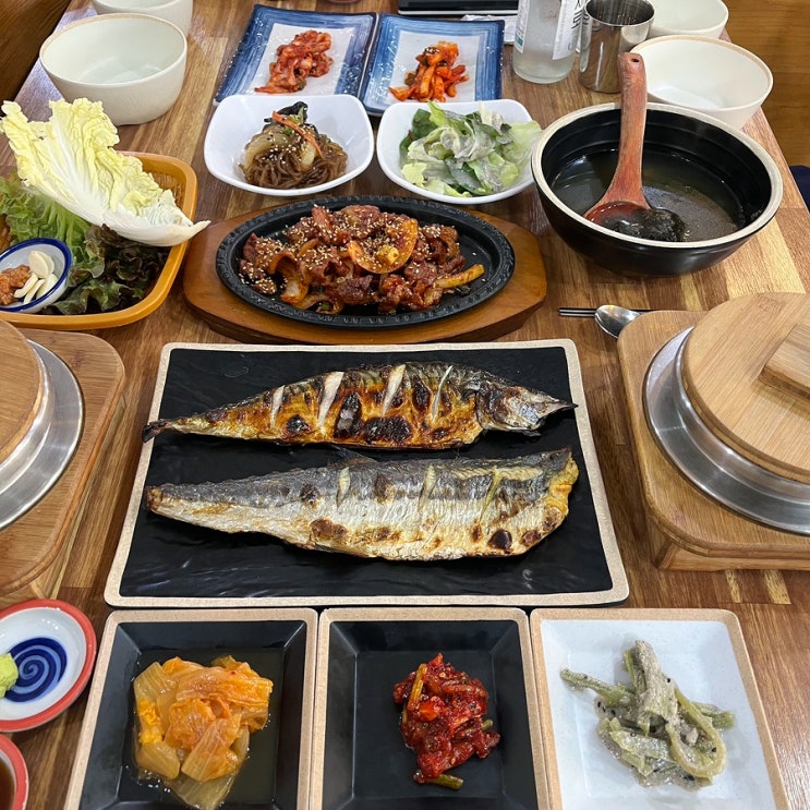  인천생선구이 동춘동맛집 심마니의화덕생선구이 송도밥집 추천