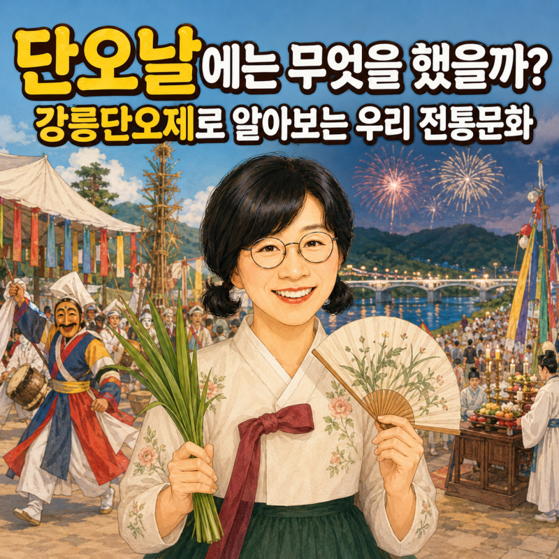 단오날에는 무엇을 했을까? 강릉단오제로 알아보는 우리 전통문화