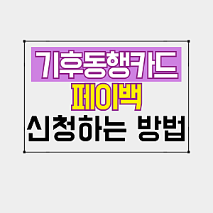 기동카 페이백 3만원 환급금 모바일 신청방법 및 주의사항