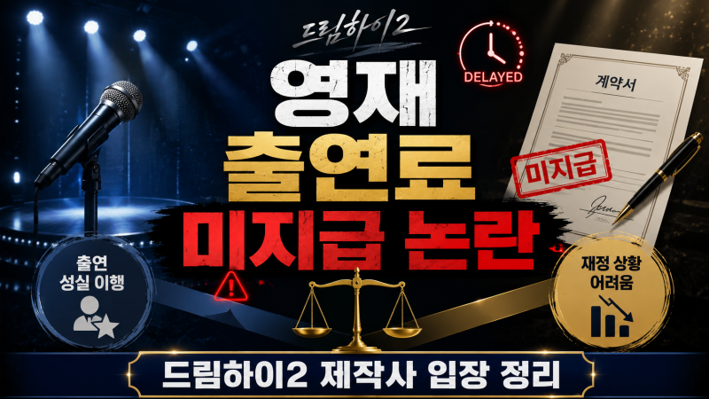 갓세븐 영재 출연료 미지급 논란, 드림하이2 제작사 입장과 쟁점 정리