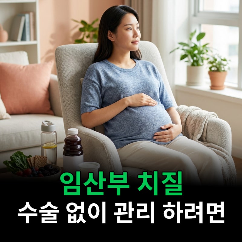 임산부 치질 수술 없이 관리할 수 있는 방법