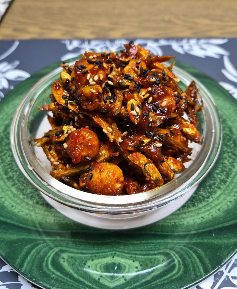 멸치 밑반찬 중간 멸치 고추장무침 레시피 국민반찬
