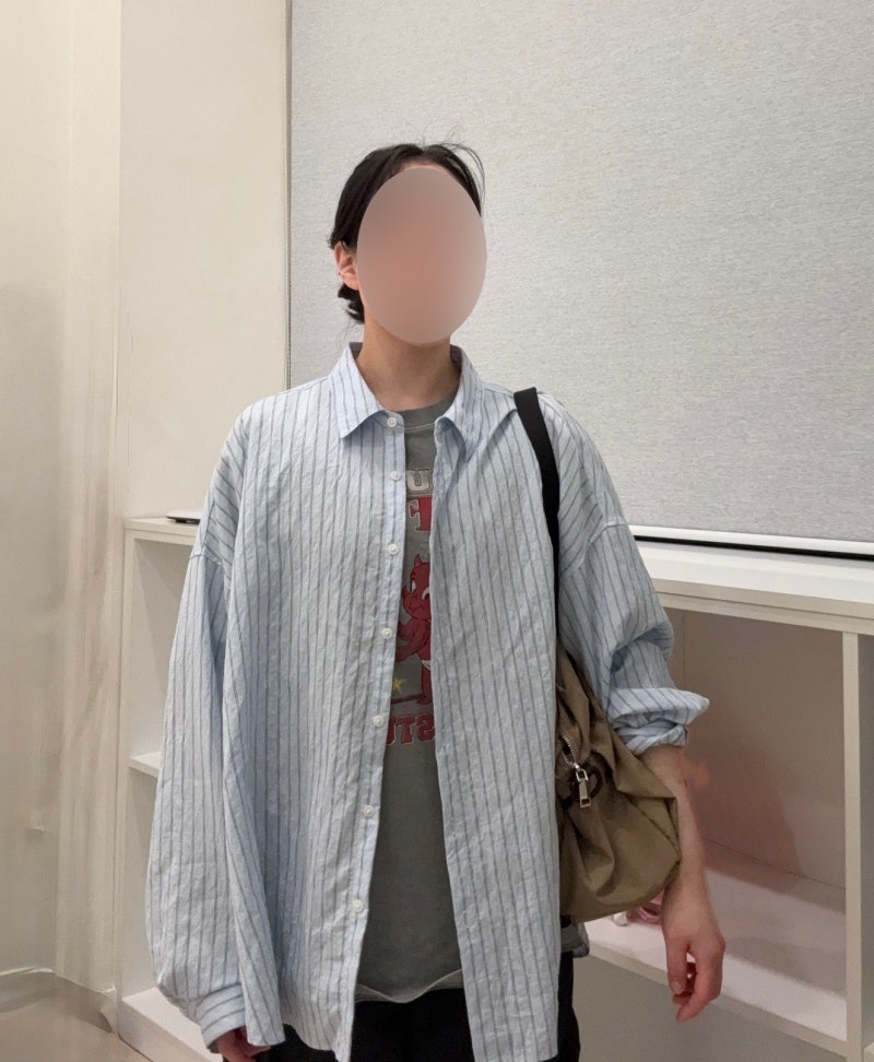 리뷰_탑텐 텐텐데이 시어 오버핏 셔츠