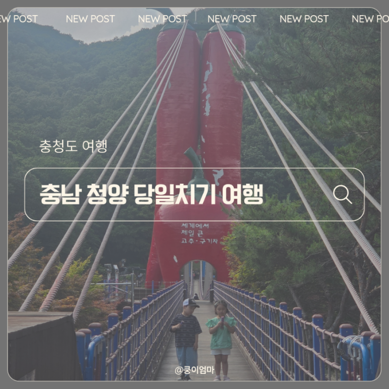 충남 청양 당일치기 아이와 함께 천장호출렁다리