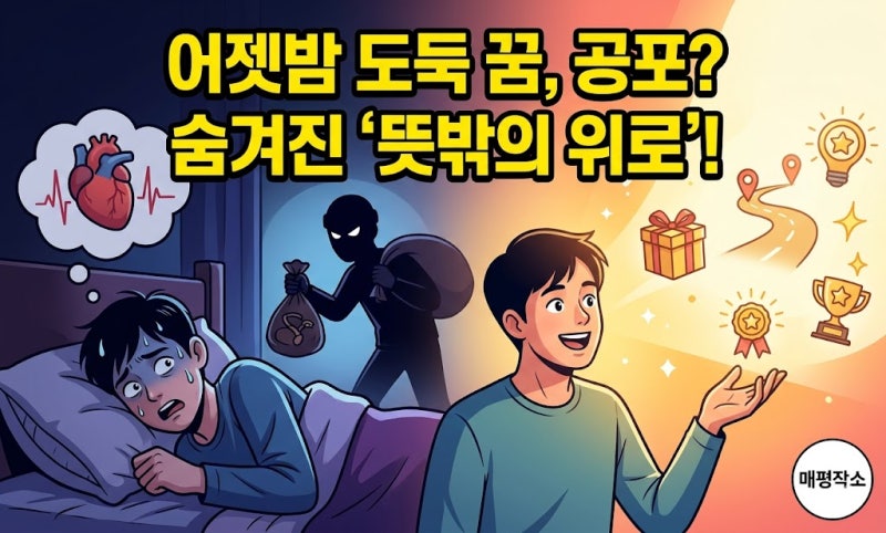 집에 도둑 드는 꿈해몽, 찝찝함 대신 지금 당장 기대해야 하는 이유