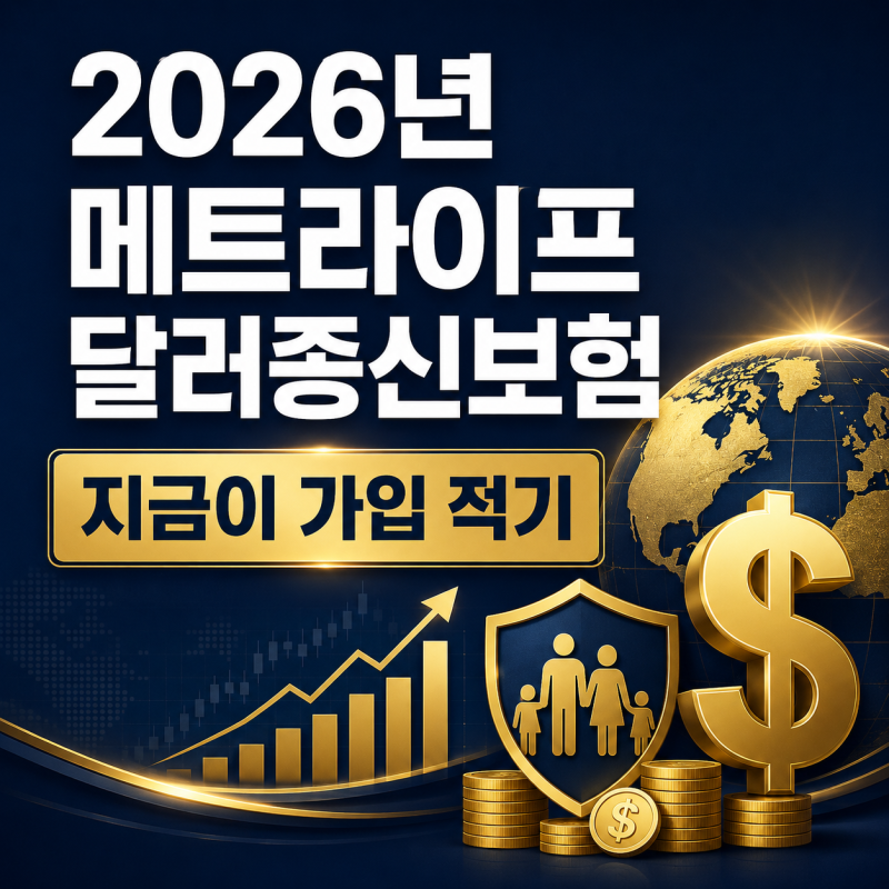 2026년 메트라이프 달러종신보험 점검, 지금 가입해도 괜찮을까?