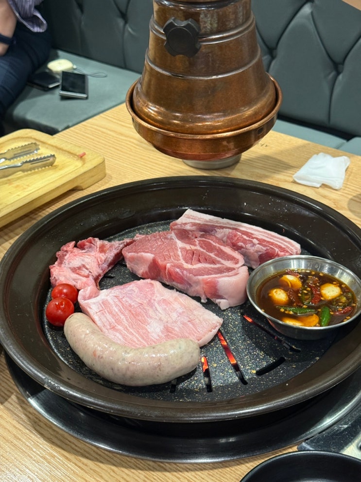 양재역 맛집 역삼동 고기집 회식 : 사람사는고깃집김일도 뱅뱅점 삼겹살 후기