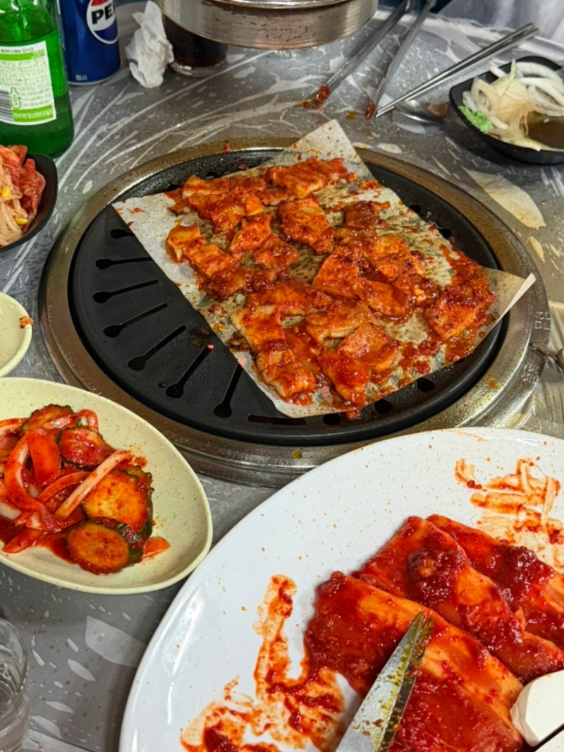 사상 토박이 맛집 노포감성 [고추장숯불통] 고깃집 현장웨이팅 꿀팁