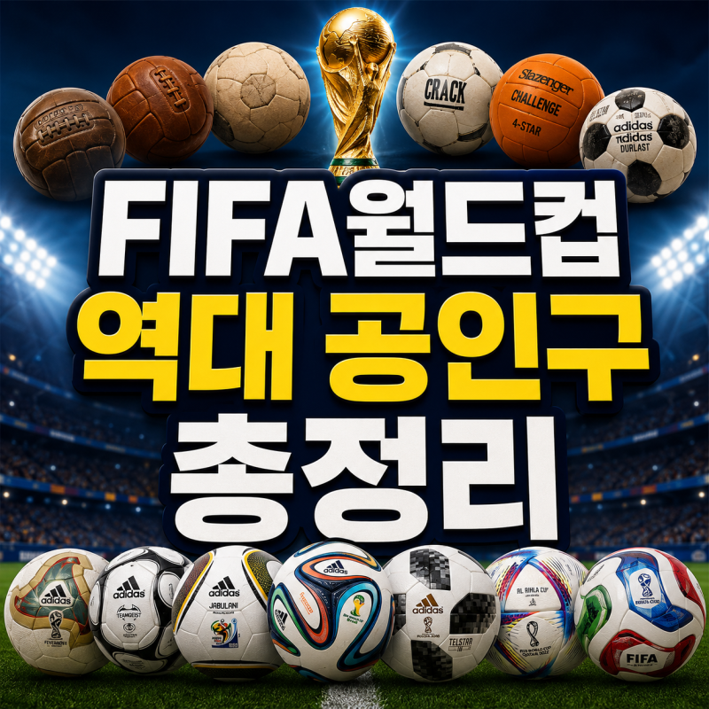 월드컵 공인구의 역사 총정리, 1930년부터 2026년 트릴리온까지 한눈에 살펴보기