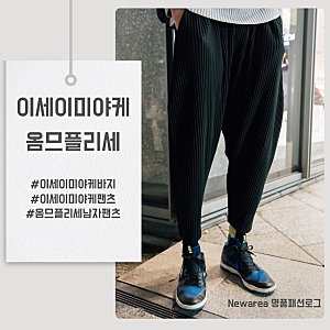 이세이미야케 옴므플리세 남자 여름 바지 추천 코디 팁!