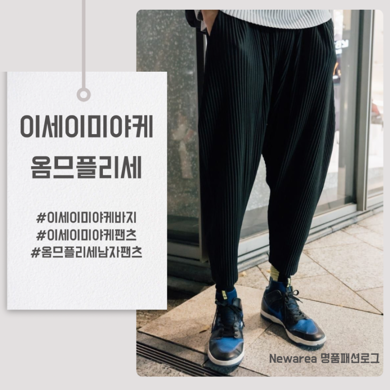 이세이미야케 옴므플리세 남자 여름 바지 추천 코디 팁!