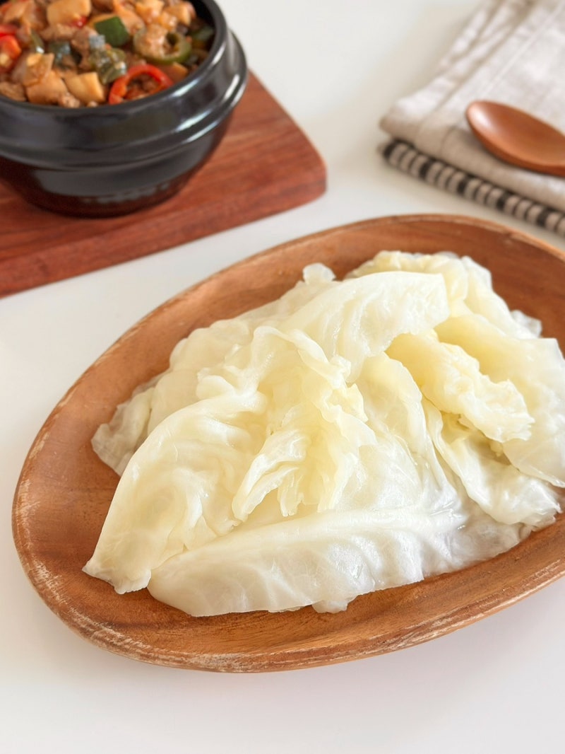 '양배추쌈' 찜기 없이 촉촉하고 부드럽게 삶는법
