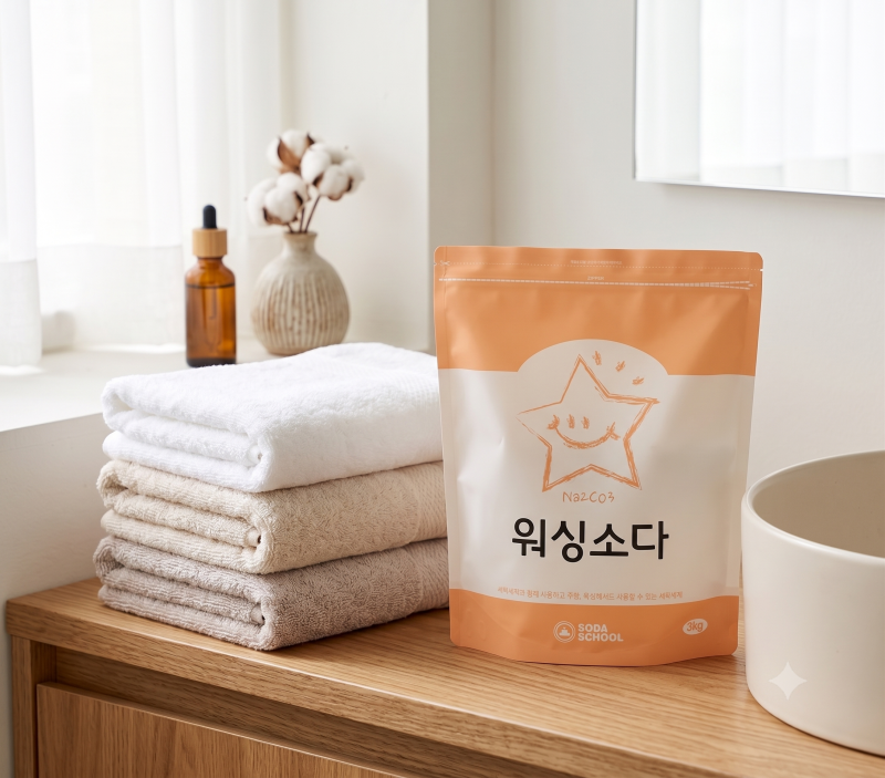 다이소 워싱소다 찾다 발견한 탄산소다 빨래 워싱소다 사용 추천 대용품 후기