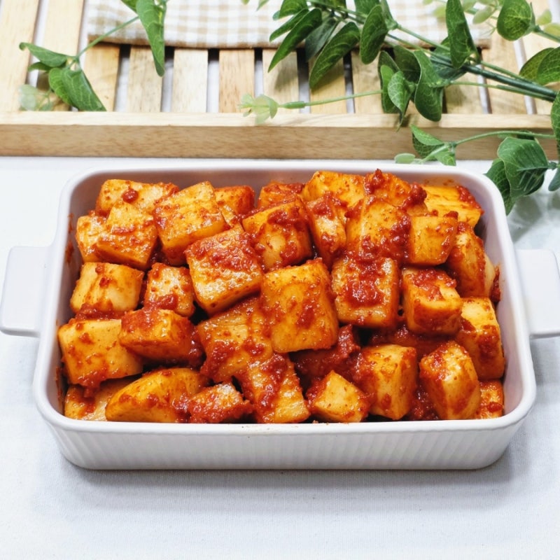 밀가루풀 없이 담그는 깍두기 국밥집 깍두기 레시피