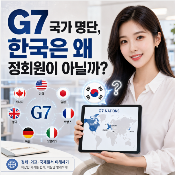 <b>G7 국가</b> 명단, 한국은 왜 정회원이 아닐까?