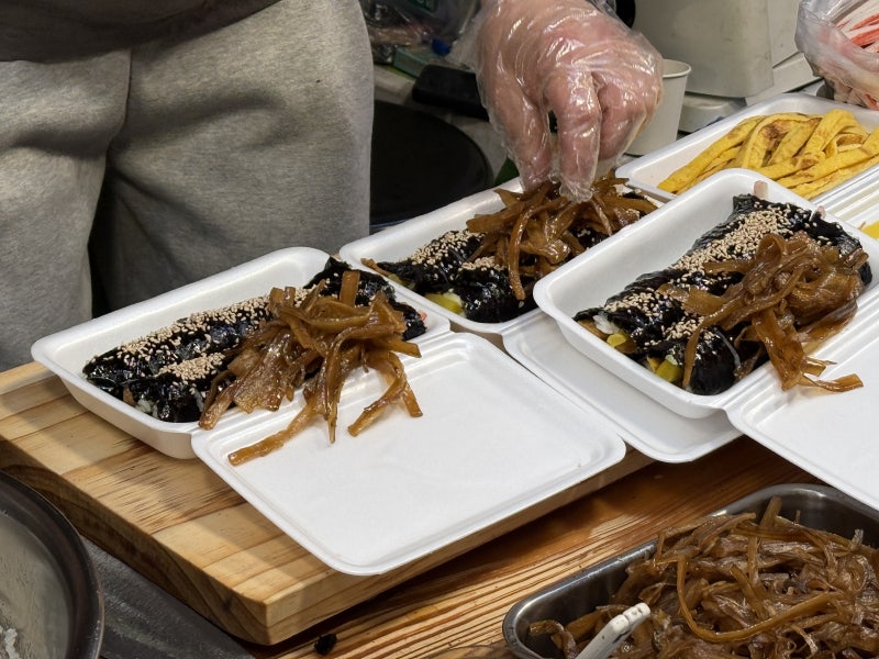 경주 성동시장 우엉김밥, 43년 원조 보배김밥 솔직 후기