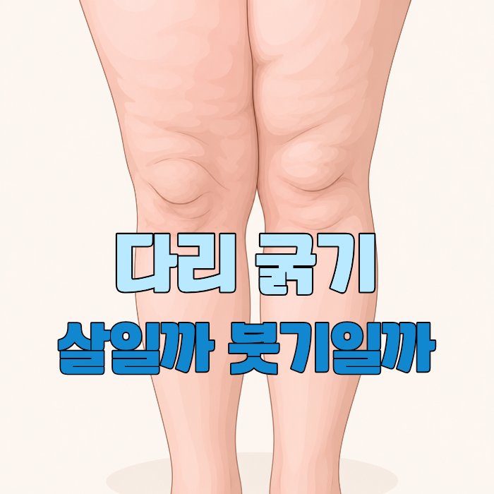  답십리한의원 다이어트 붓기 다리 부종 원인 하체비만