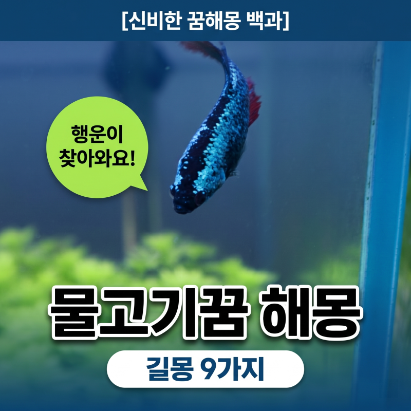 물고기꿈 해몽 대박 나는 길몽 9가지