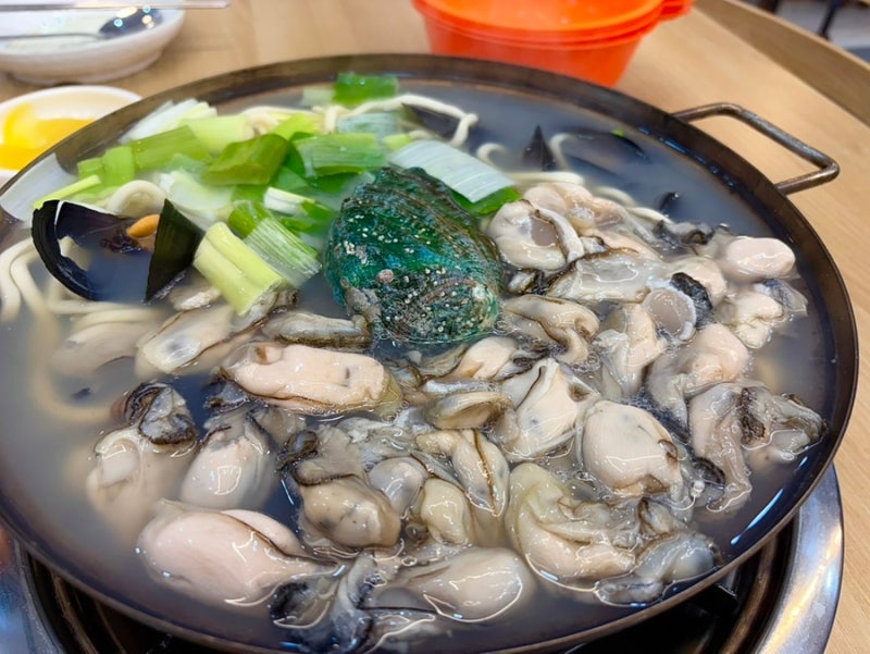 #익산맛집 산더미 해물+굴 강경 해물칼국수 후기