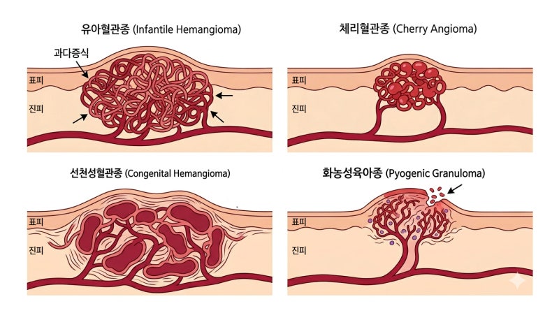 부산 혈관종레이저 치료_몸에붉은반점 종류 4가지 특징 및 치료 방법