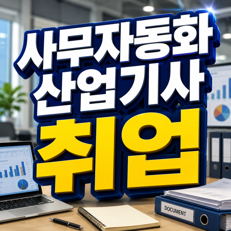 사무자동화산업기사 취업, 응시자격부터 자격증 취득까지 과정 정리