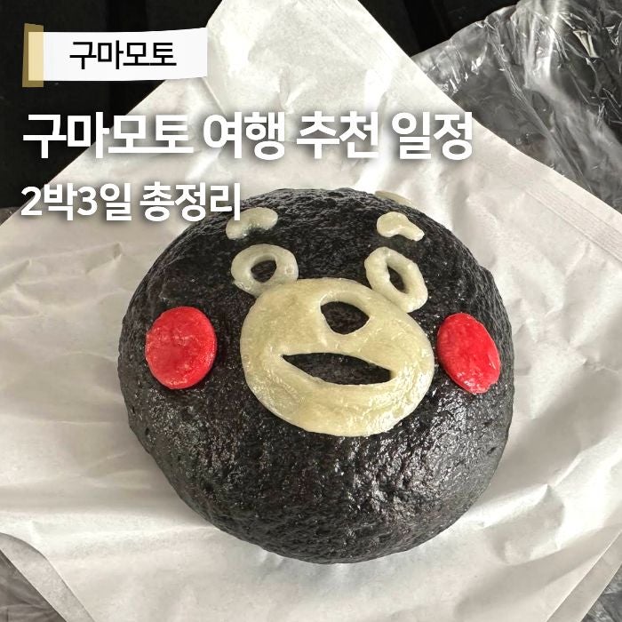 구마모토 여행 2박3일 코스 구마모토성 아소산 투어까지 다녀온 여행일정 추천