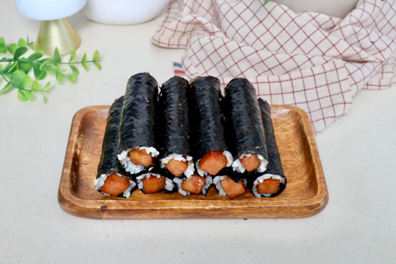 만들자마자 사라지는 스팸 꼬마김밥 만들기