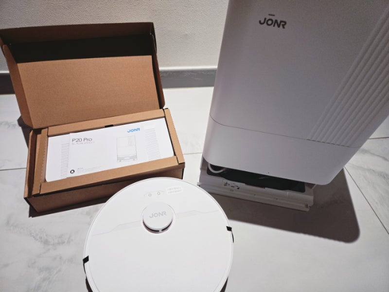 20만원대 존알 P20 인생 첫 로봇청소기 (JONR P20 Pro, 바닥청소세제) 내돈내산
