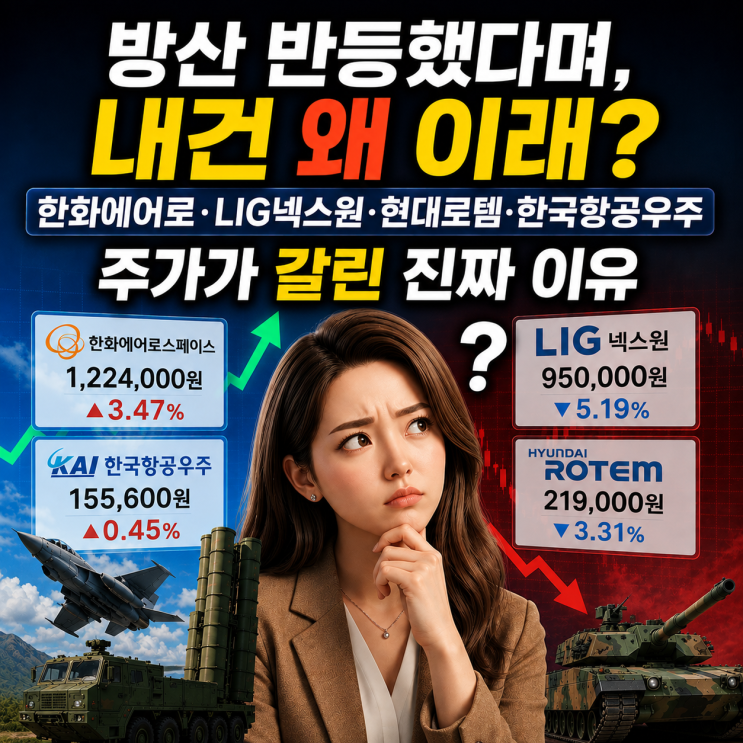  방산주 반등했다며, 내 건 왜이래? 종목별로 주가가 갈린 이유