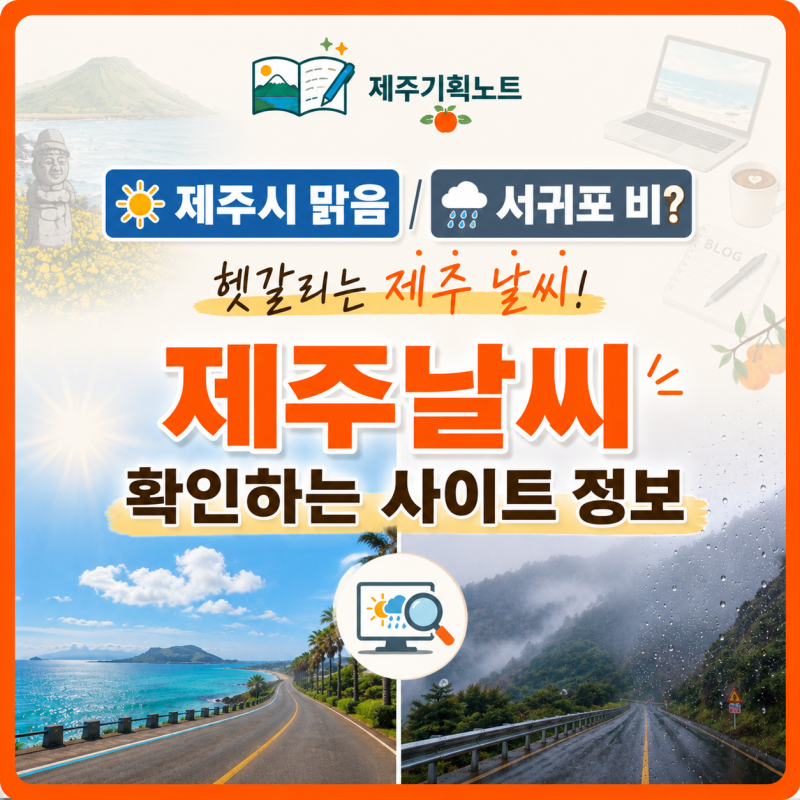 제주 실시간 CCTV 날씨 확인 방법, 여행 전 꼭 보면 좋은 사이트 정리