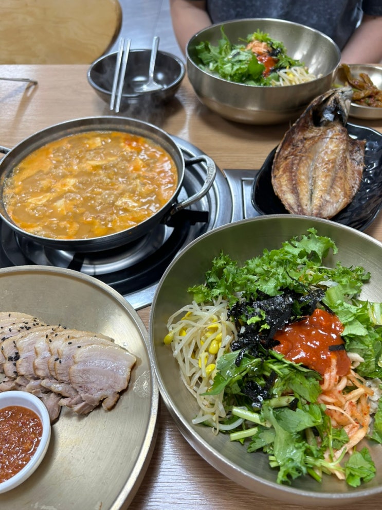 아산 신정호 한식 맛집 | 꽁당보리밥 아산점