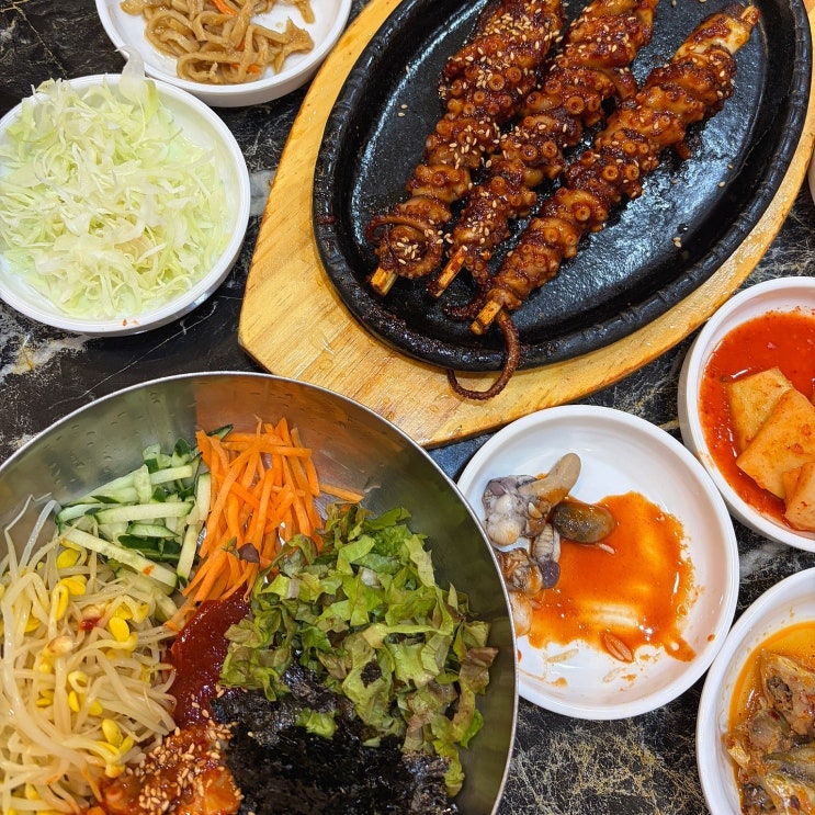  목포 평화광장 맛집 독천골 재방문 낙지호롱구이 낙지비빔밥 갈낙탕 후기