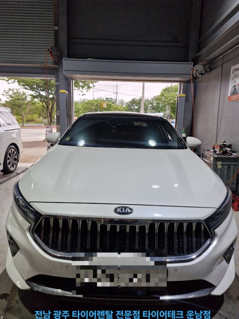 광주 광산구 타이어렌탈 올뉴 K7 19인치 245 40R 19 넥센타이어 더뉴 엔페라 AU7 타이어렌탈 타이....