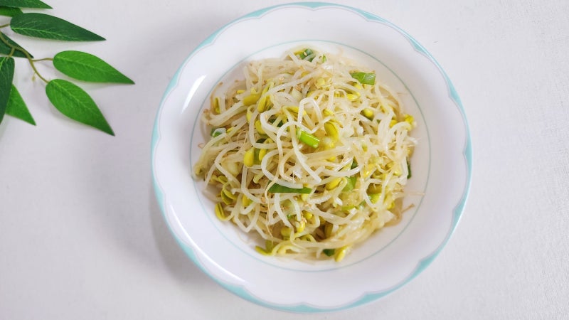 어린이반찬 하얀 콩나물무침 만드는법 콩나물반찬 레시피 아침반찬 콩나물요리