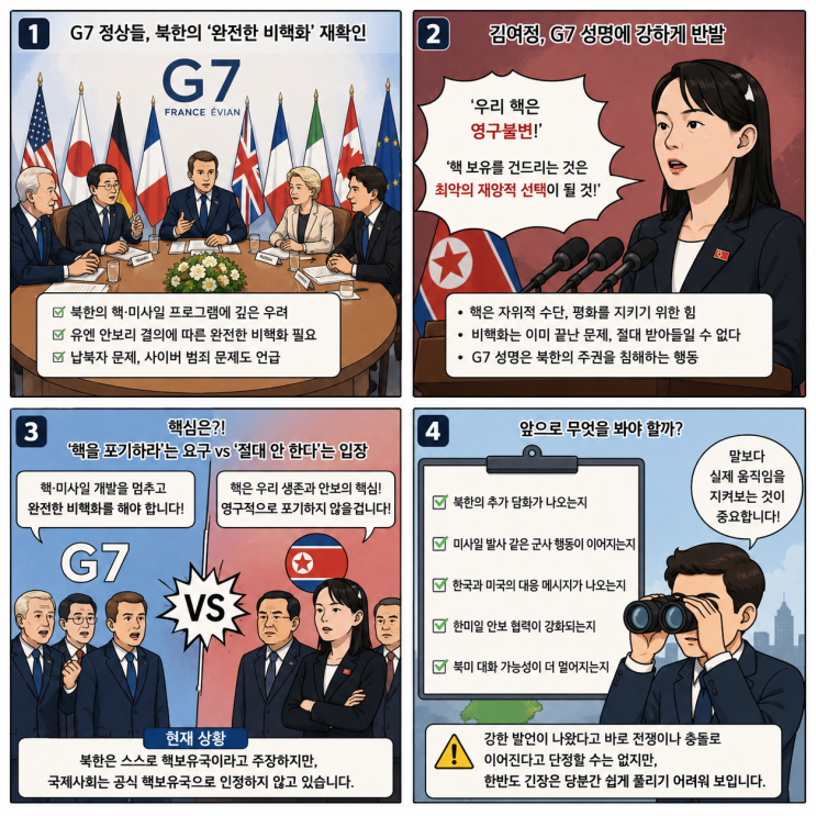 핵 영구불변” 발언, G7 <b>성명</b>에 왜 이렇게 강하게 <b>반발</b>했을까?