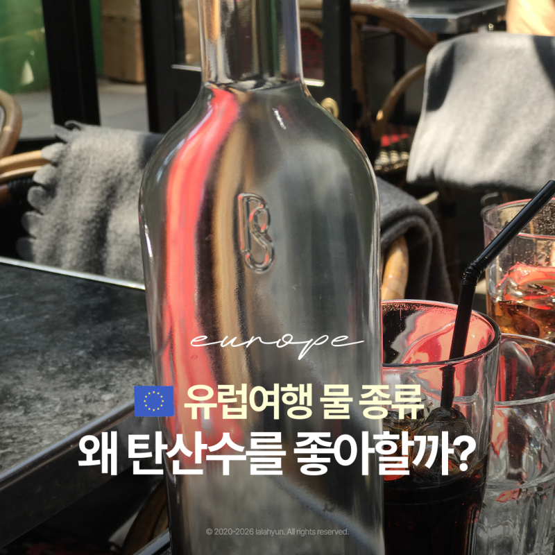 유럽은 왜 탄산수를 마실까? 유럽 물 종류와 명칭 및 석회수 필터