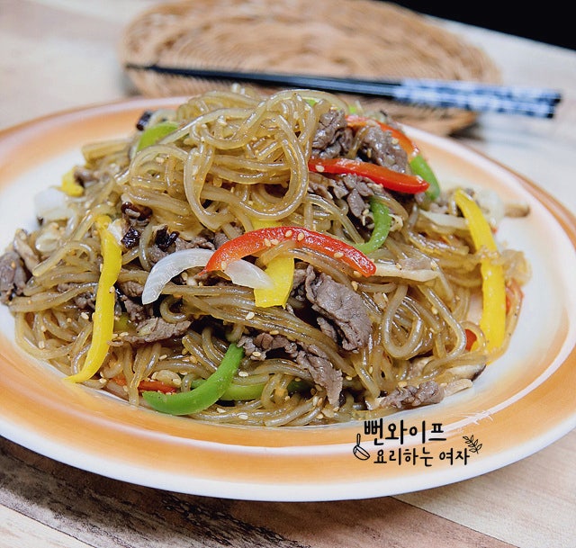 쫄깃함이 예술인 잡채 황금 레시피 소고기 잡채 만드는 법