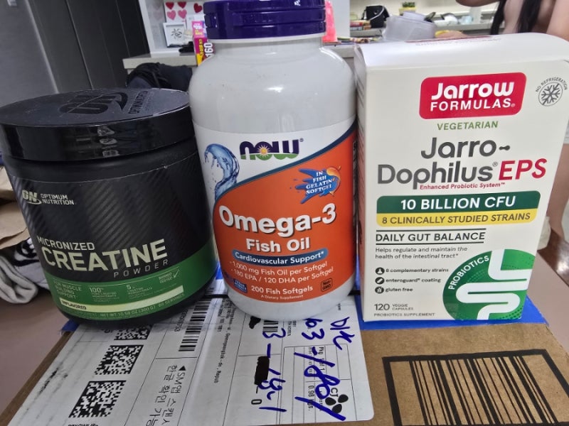 [내돈내산] 11번가 아마존 영양제 직구 후기✈️ | 나우푸드 오메가3, 자로우 유산균 EPS, 옵티....