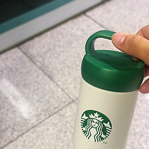 스타벅스 시그니처 SS 포포 텀블러 내돈내산 후기 (296ml 가벼운 미니텀블러)