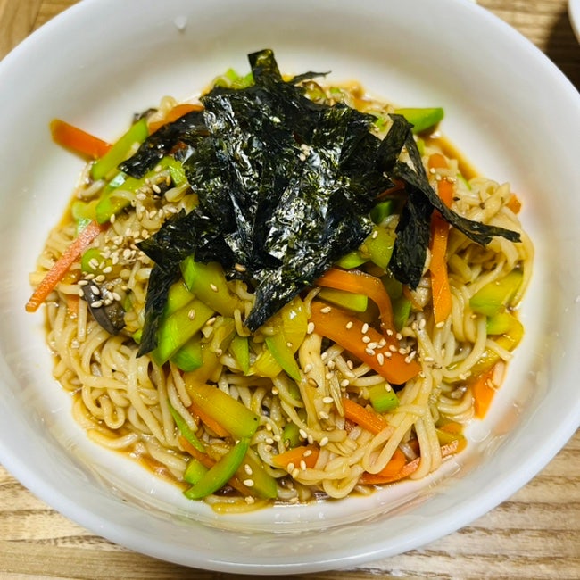 간단한 국수요리 | 박막례 할머니의 간장비빔국수 만들기
