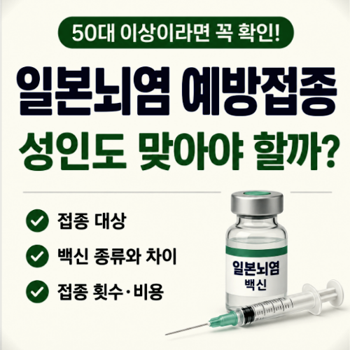 일본뇌염 예방접종, 성인도 맞아야할까? 백신종류,가격 총정리