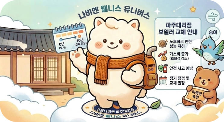  [경동나비엔파주대리점] 가정용 보일러 10년 쓰면 바꿔야 하는 객관적인 이유 3가지
