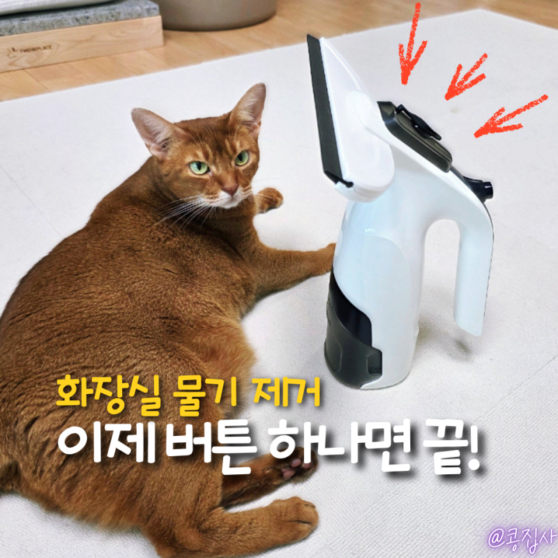 도파밍 전동스퀴지, 화장실 물기 제거 고민 완전 해결