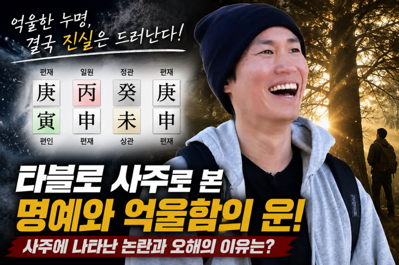 타블로는 왜 그렇게 오래 오해를 받았을까? 사주로 보는 명예와 억울함의 운