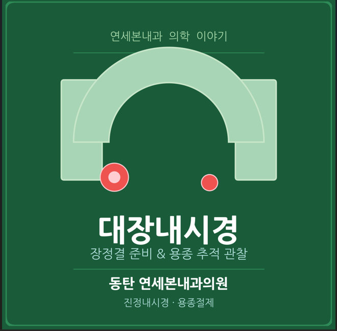 [동탄대장내시경] 대장내시경 완벽 가이드 — 장 정결 준비부터 용종 절제 및 제거 , 추적기....