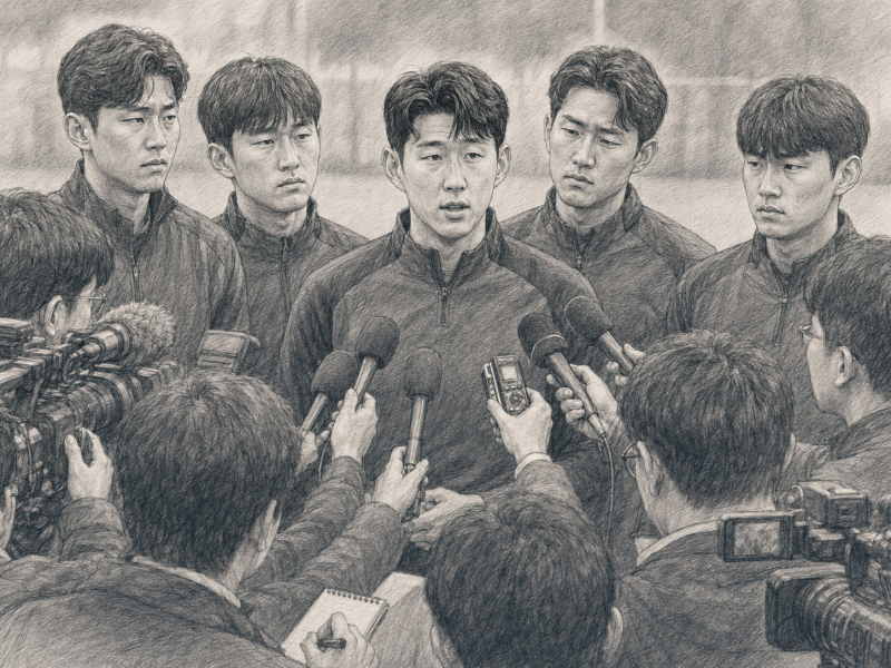 [시선] 손흥민 조롱 논란, 기자단은 왜 돌을 던졌나 : 침묵한 펜들