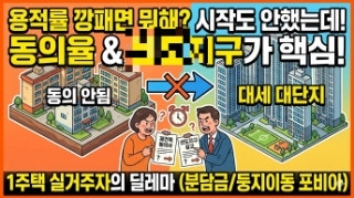  낮은 용적률 아파트도..  왜 재건축 속도를 내지 못할까?