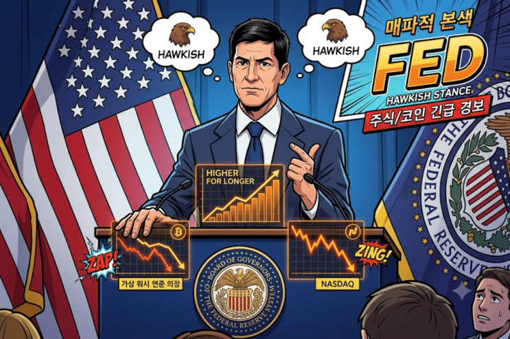  [시황 분석] ‘워시 체제’ 첫 FOMC의 매파적 본색...주식·코인 시장 덮친 국채금리 4.2%의 의미