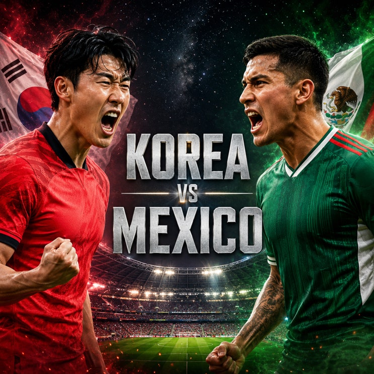 2026 북중미 월드컵 2차전 <b>한국</b> 대 <b>멕시코</b> 예측
